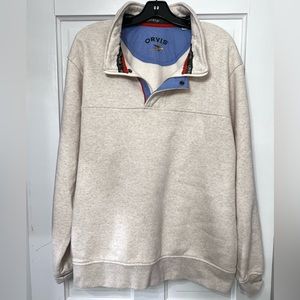 Orvis men’s size XL Signature Quarter-Zip Sweatshirt.